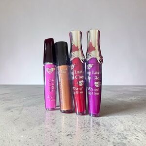 Long Lasting Lip Stain Set - Pink, Orange, Purple